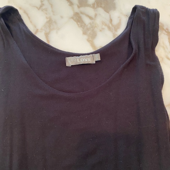 Black Floor Length Maxi Dress with Cut Outs - Picture 3 of 3